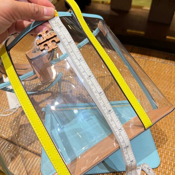 TORY BURCH BLAKE CLEAR SMALL TOTE 156485 - Picture 13 of 14